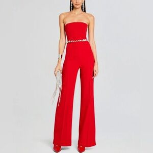 Glenda Jumpsuit | Fiery Red/Silver / M 
Retrofete